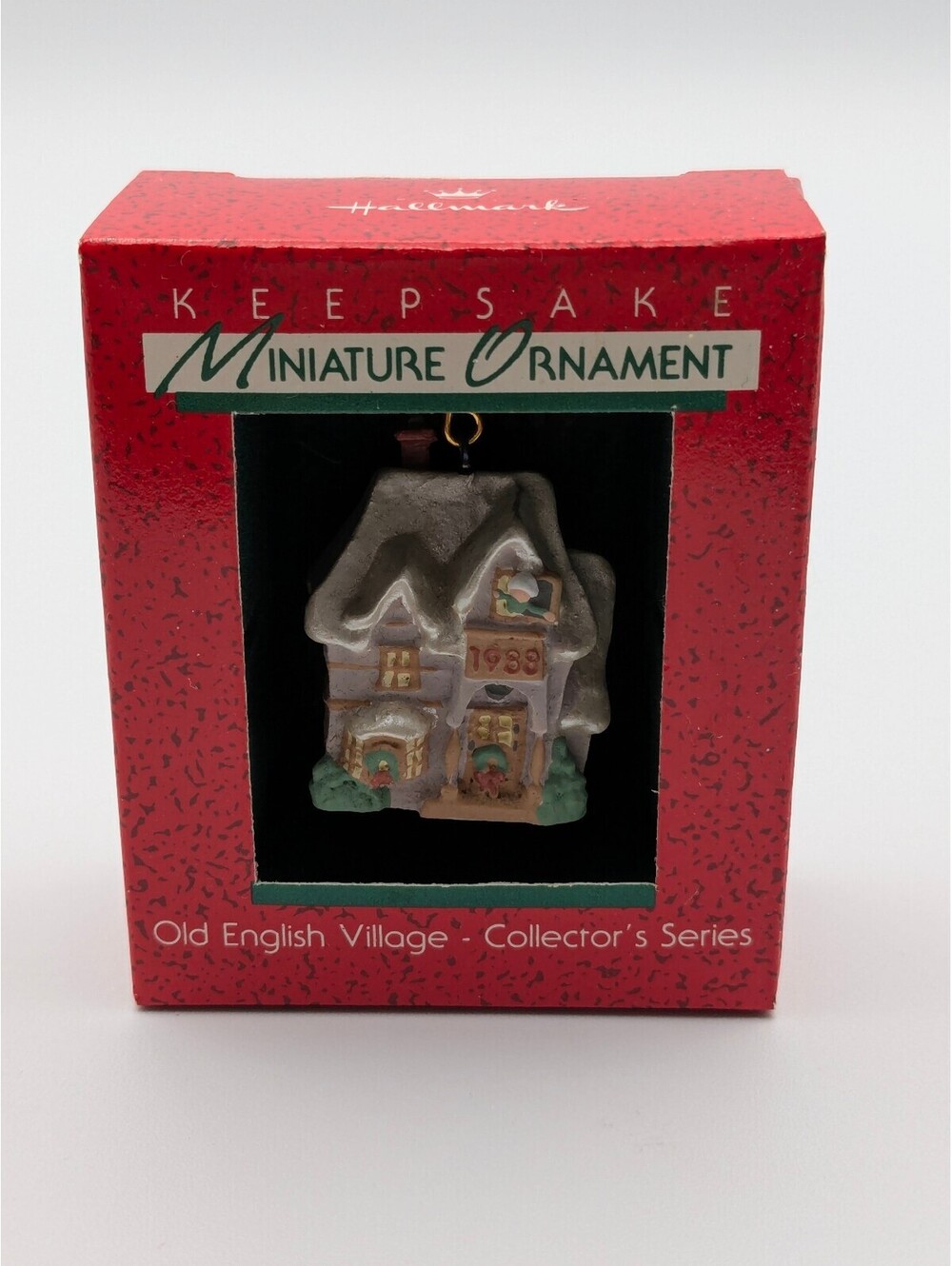 Hallmark Keepsake Old English Village Miniature Ornament 1988, 1st in Series New